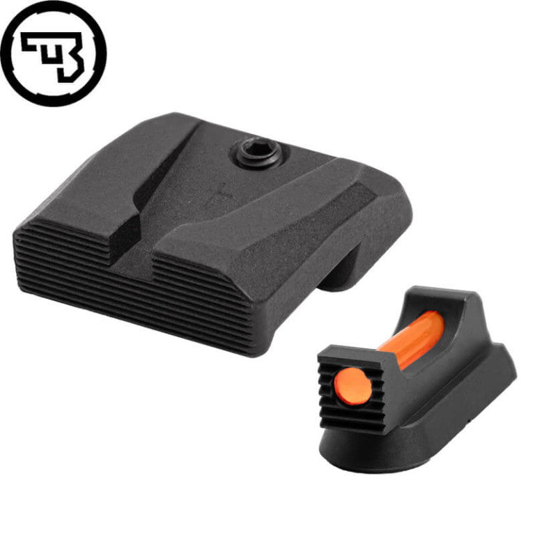 CZ 75B, CZ P-01, CZ 75 SP-01 fixed sight set with fiber optics | type A