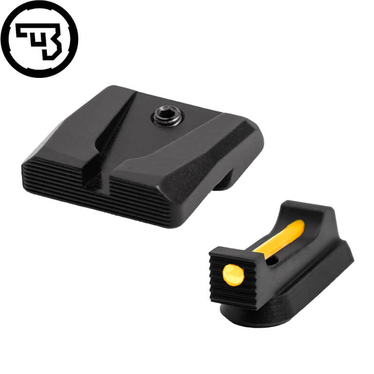 CZ P-07, CZ P-09 fixed sight set with fiber optics | type A