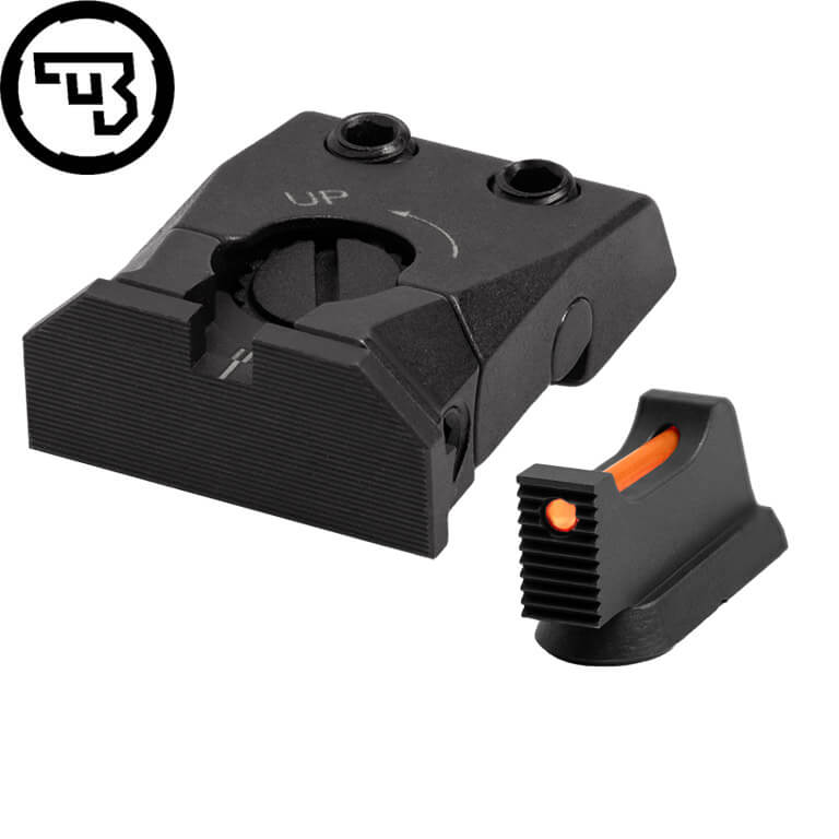 CZ Shadow 2, CZ 75 SP-01 Shadow adjustable sight set with fiber optics | type C