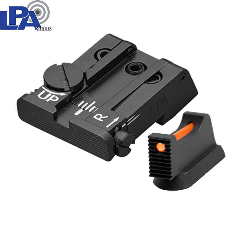 CZ Kadet adjustable LPA sight set with fiber optics