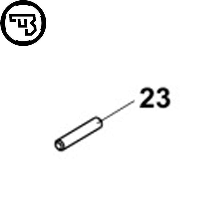 CZ Shadow 2, CZ 75B, CZ 75 SP-01 Shadow main spring plug pin | part #23