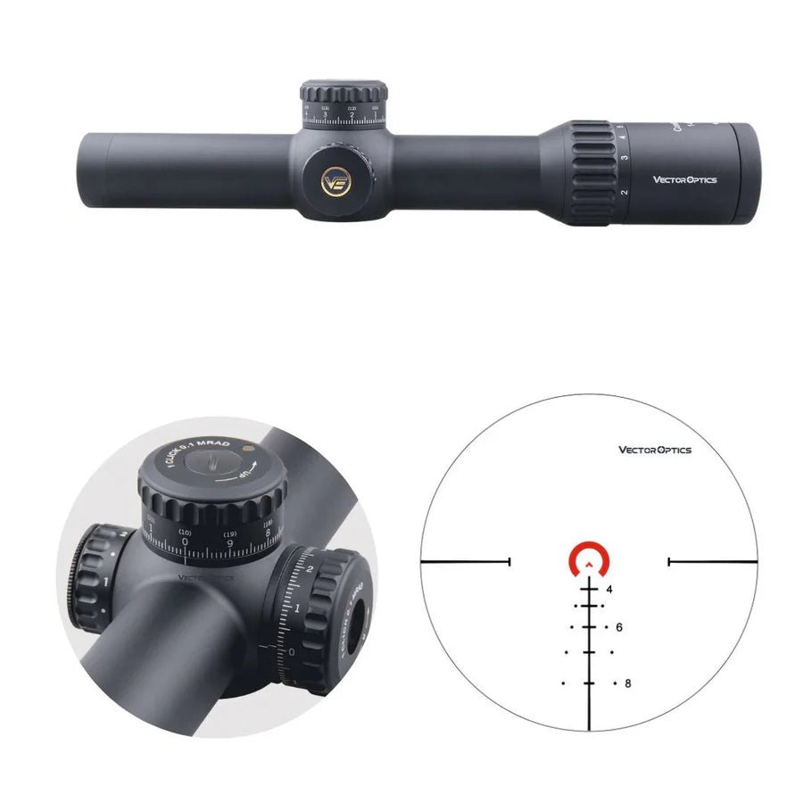 Vector Optics Continental x6 1-6x28FFP riflescope