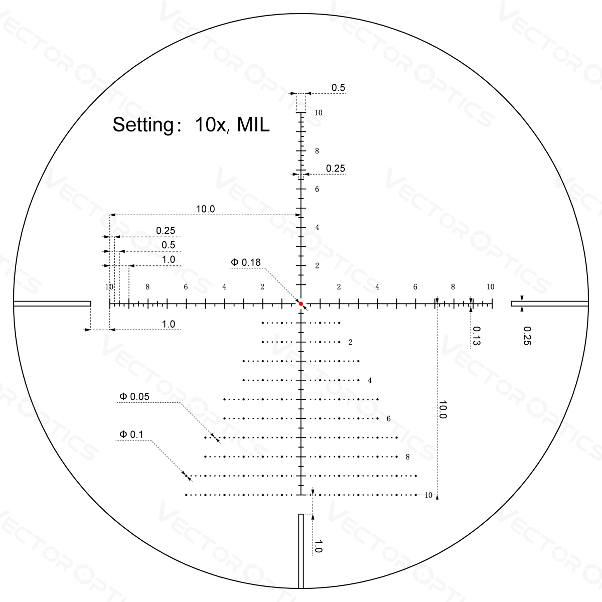 Vector Optics Veyron 4-16x44IR SFP compact rifle scope Vector Optics