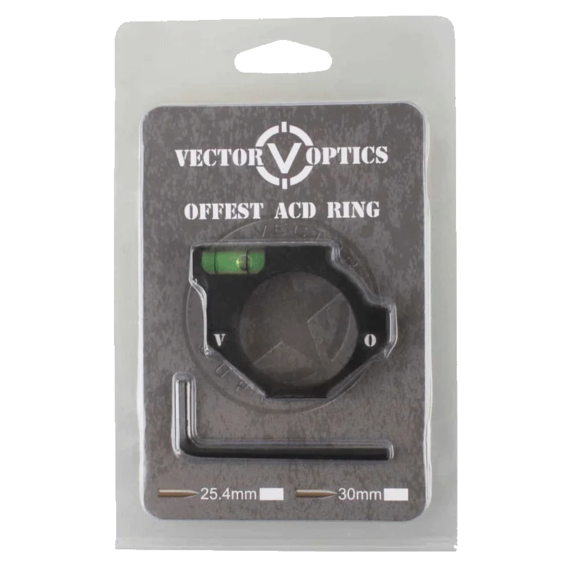 1 inch [25.4 mm] offest bubble level for rifle scope
