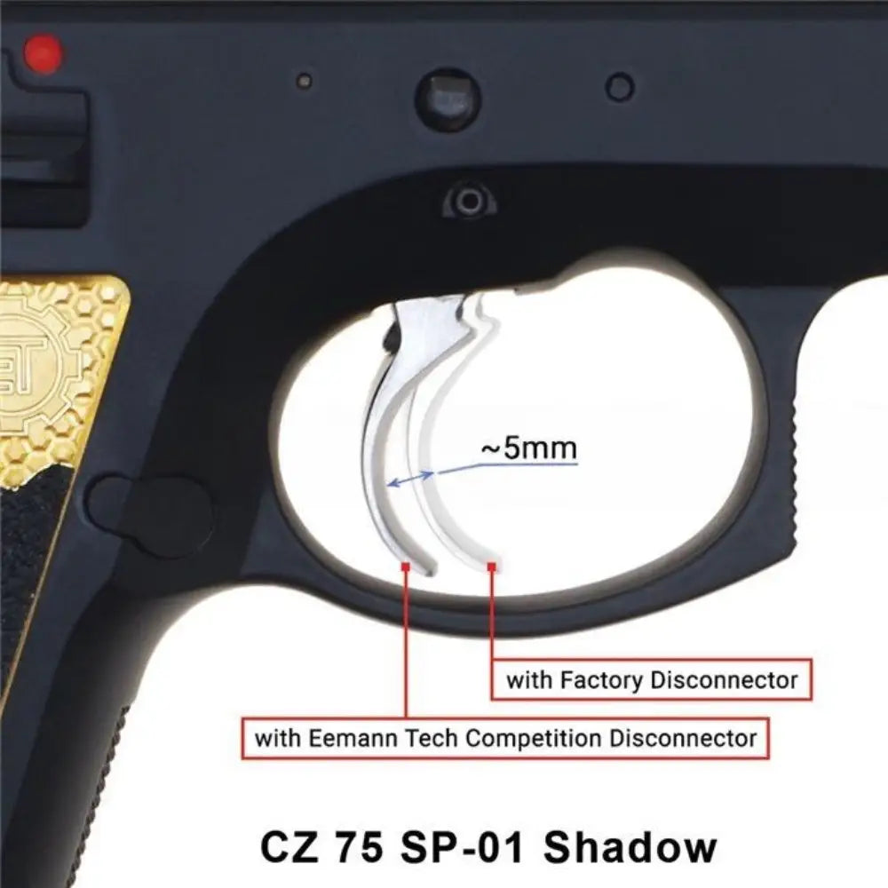 CZ Shadow 2, CZ 75 SP-01 Shadow brass Competition disconnector