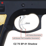 CZ Shadow 2, CZ 75 SP-01 Shadow brass Competition disconnector