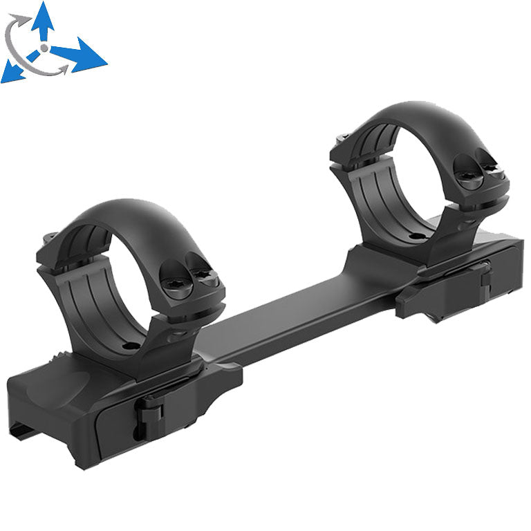 1 inch scope rings [25,4mm] | long Picatinny QD Ergo base JK-N