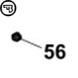 CZ Bren 2 spring of firing pin block | part #56