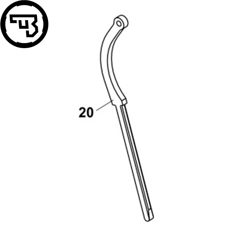CZ Shadow 2, CZ 75B, CZ 75 SP-01 Shadow main spring rod | part #20