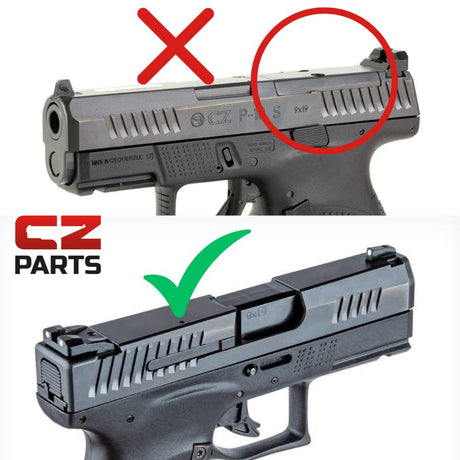CZ P-10 red dot mount | Docter footprint