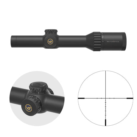 Vector Optics Continental 1-10x24i ED Fiber riflescope