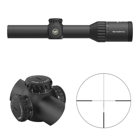 Vector Optics Continental x6 1-6x24 riflescope
