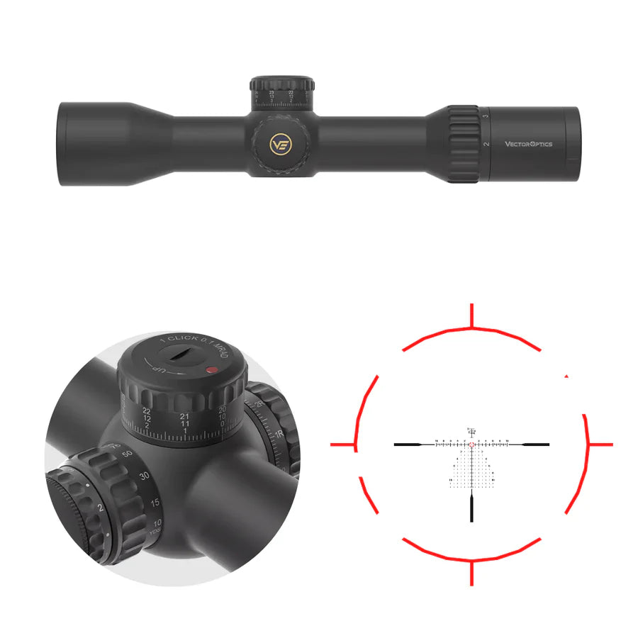 Vector Optics Continental x6 2-12x44 RAR riflescope
