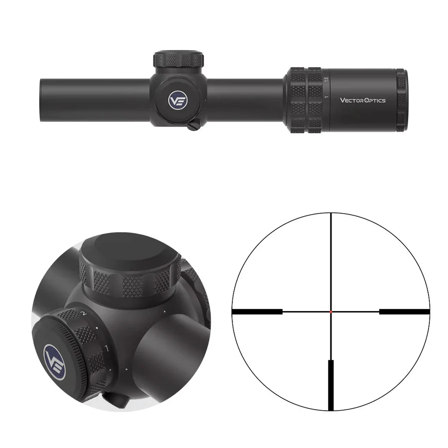 Vector Optics Continental x8 1-8x24 SFP Fiber riflescope