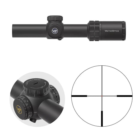 Vector Optics Grizzly 1-6x24i HD Fiber riflescope